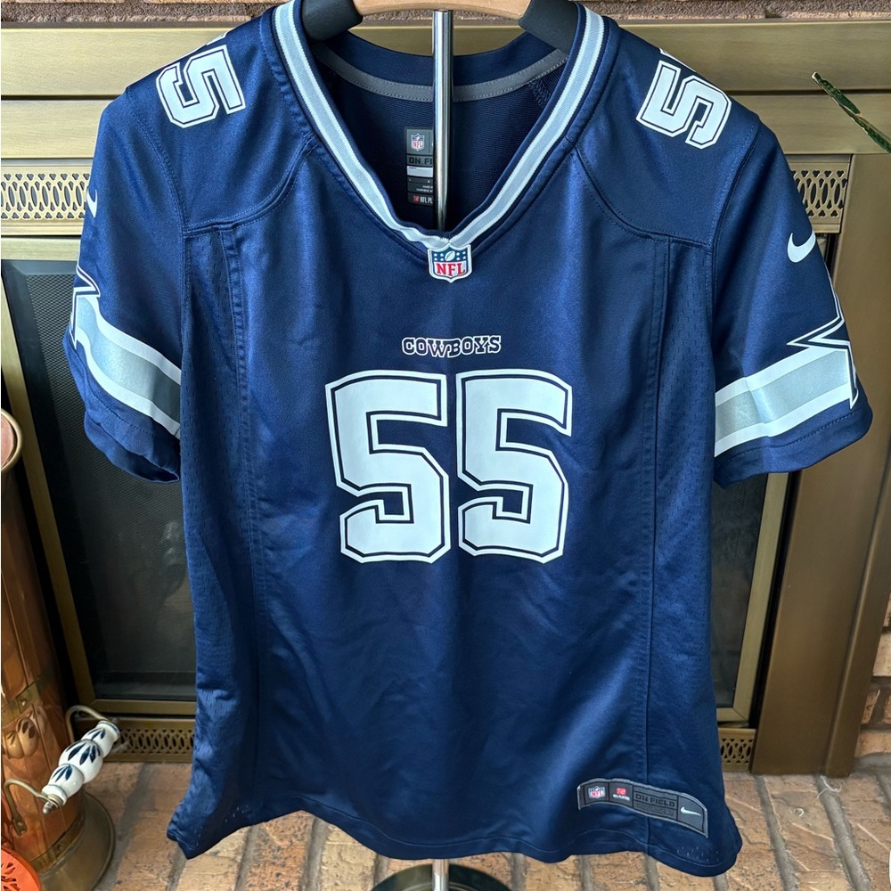 Nike Youth Size Large Vander Esch 55 Cowboys Jersey